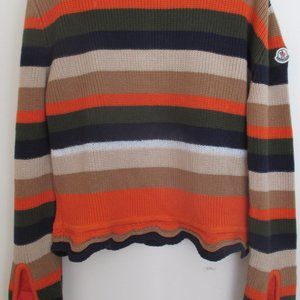 Moncler Maglia Tricot Girocollo Round neck Jumper Knitted Size S NWT